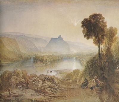 Joseph Mallord William Turner Prudhoe Castle,Northumberland (mk31) Norge oil painting art